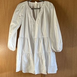 H&M Poplin Tiered Dress